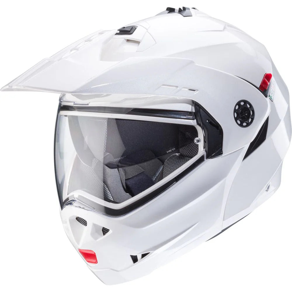 Caberg Tourmax X White Metal Motorcycle Helmet