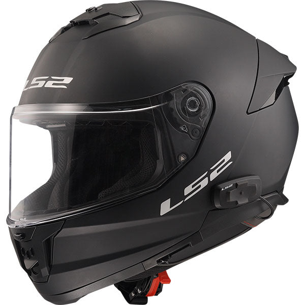 LS2 FF808 Stream II Solid Matt Black Motorcycle Helmet