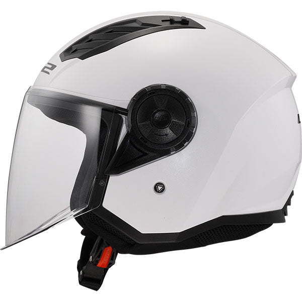 LS2 OF616 Airflow II Solid Gloss White Motorcycle Helmet