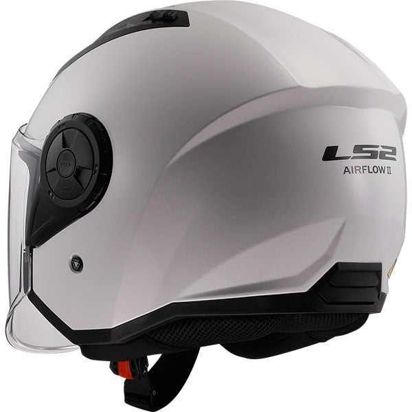 LS2 OF616 Airflow II Solid Gloss White Motorcycle Helmet