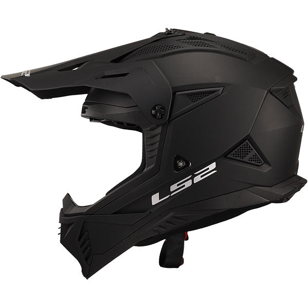 LS2 MX708 Fast II Solid Matt Black Motorcycle Helmet