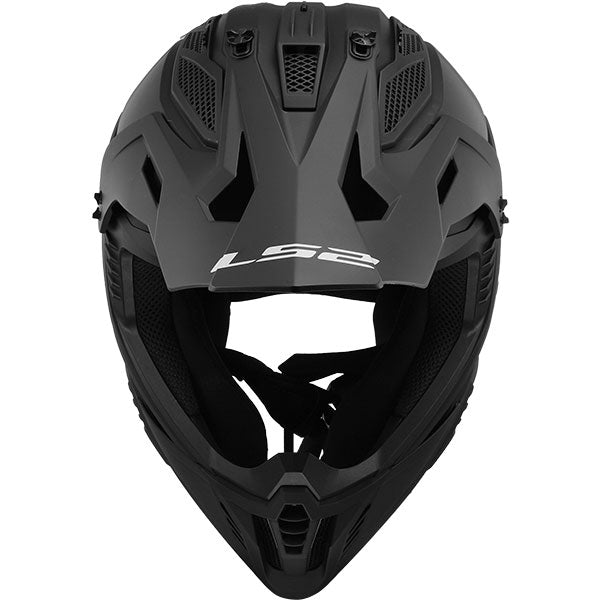 LS2 MX708 Fast II Solid Matt Black Motorcycle Helmet