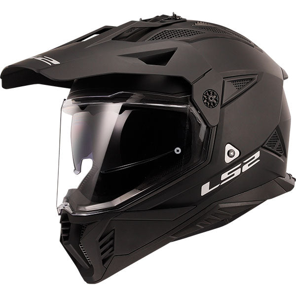 LS2 MX702 Pioneer II Matt Black Motorcycle Helmet