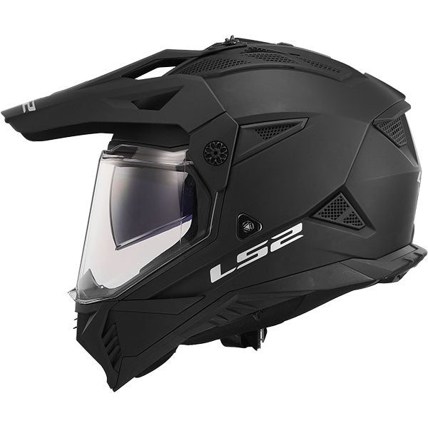 LS2 MX702 Pioneer II Matt Black Motorcycle Helmet