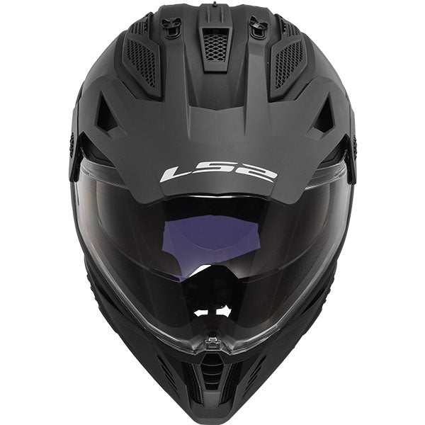 LS2 MX702 Pioneer II Matt Black Motorcycle Helmet