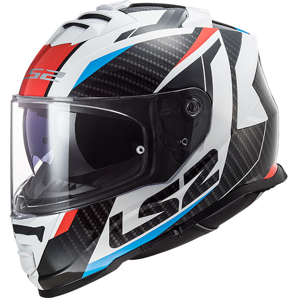 LS2 FF800 Storm II Racer Red Blue Motorcycle Helmet