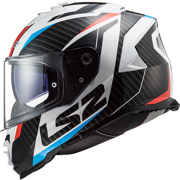 LS2 FF800 Storm II Racer Gloss Red Blue Motorcycle Helmet
