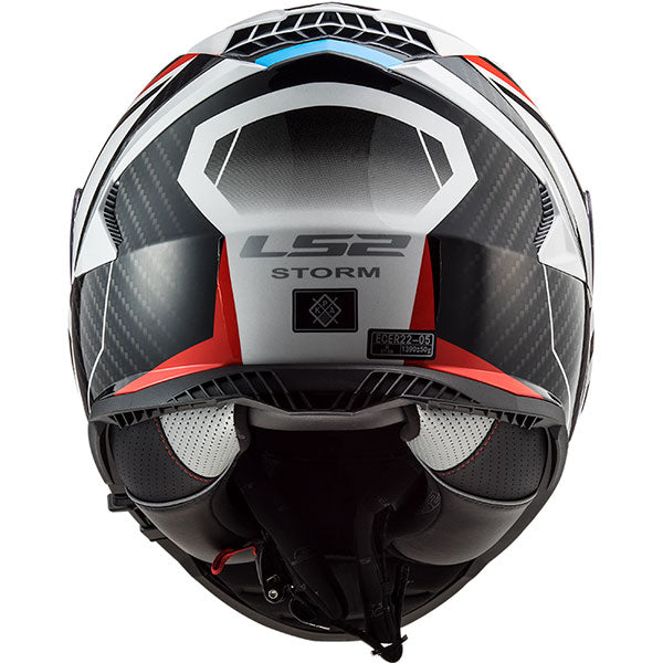 LS2 FF800 Storm II Racer Gloss Red Blue Motorcycle Helmet
