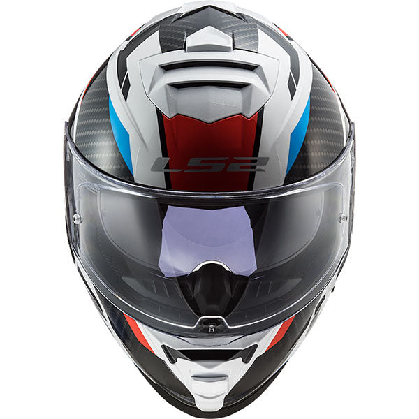 LS2 FF800 Storm II Racer Gloss Red Blue Motorcycle Helmet