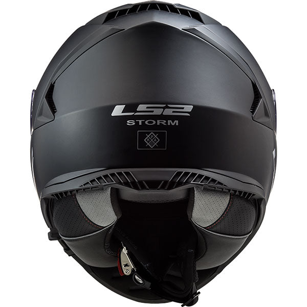 LS2 FF800 Storm II Solid Matt Black Motorcycle Helmet