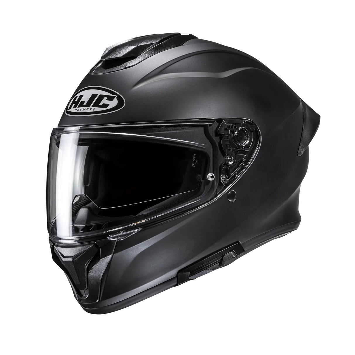 HJC C71 Plain Motorcycle Full Face Helmet Matt Black