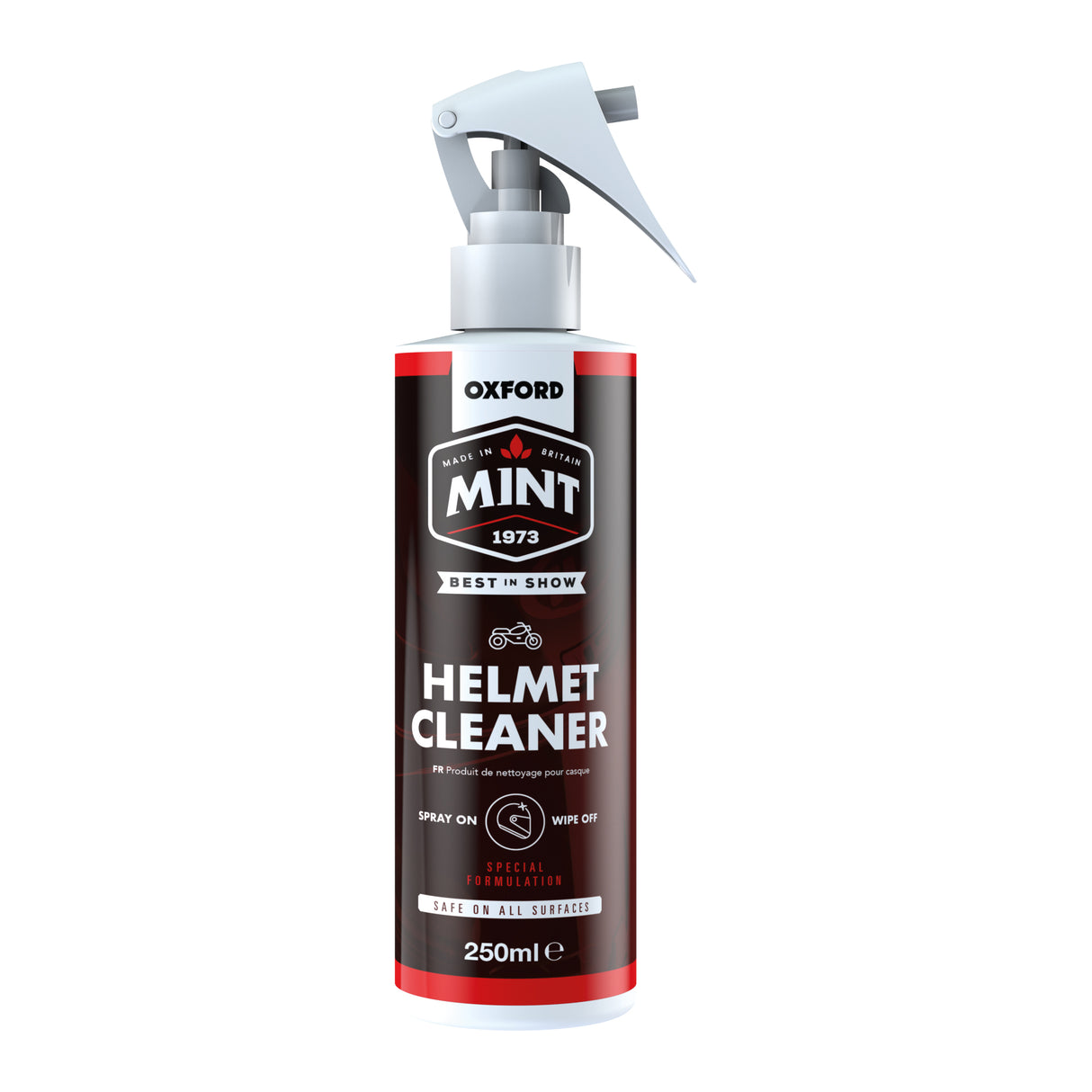 Oxford OC302 Mint Helmet and Visor Cleaner Spray 250ml