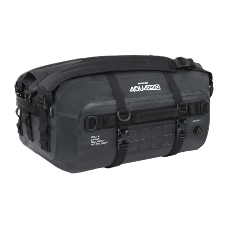 Oxford Aqua Pro T-30 Waterproof Roll Bag Motorcycle Luggage 30L Black