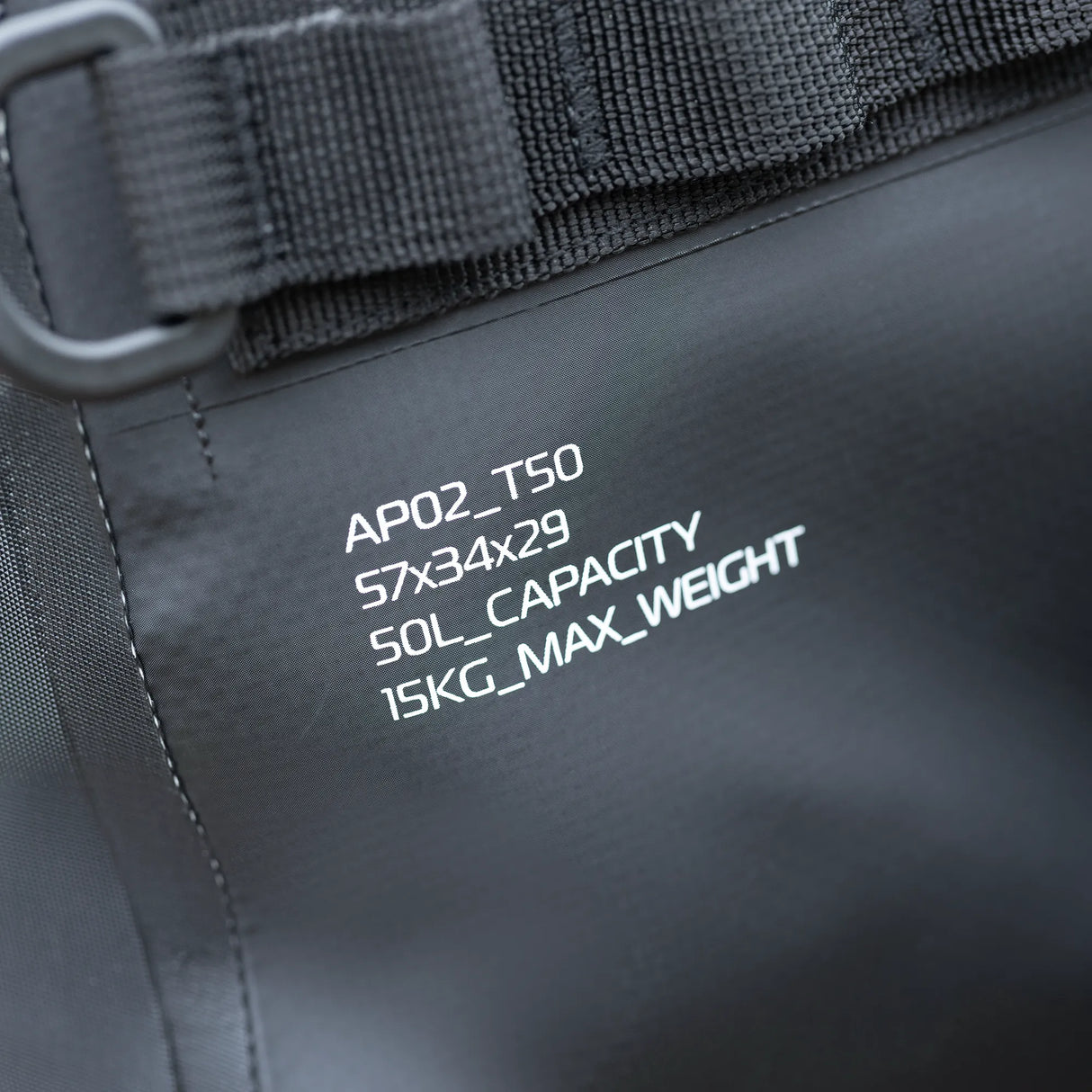 Oxford Aqua Pro T-50 Waterproof Roll Bag Motorcycle Luggage 50L Black