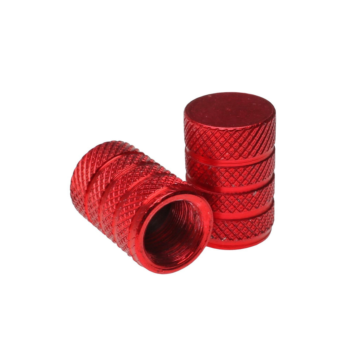 Oxford OX762 Valve Caps Gripper Red