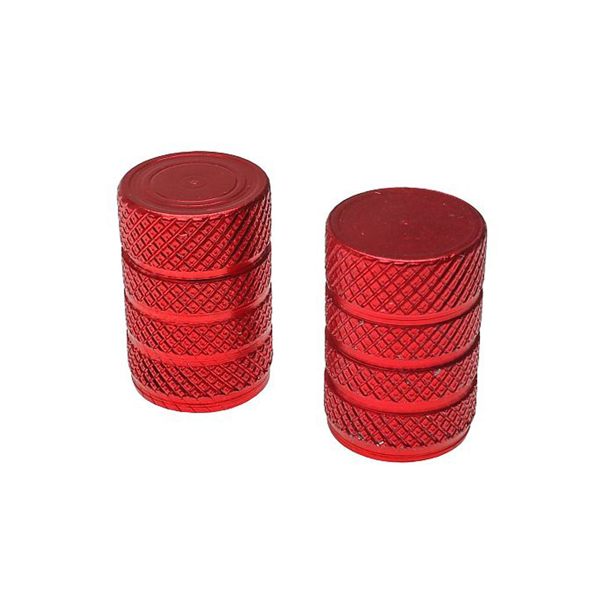 Oxford OX762 Valve Caps Gripper Red
