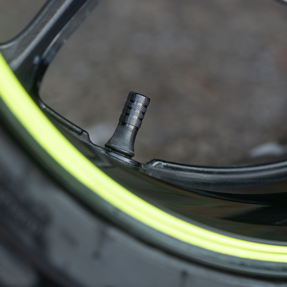 Oxford OX765 Valve Caps Gripper Black