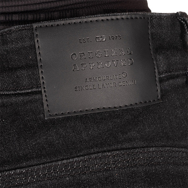 Oxford Original Approved Sofia AA Women's Straight Motorcycle Jeans Black