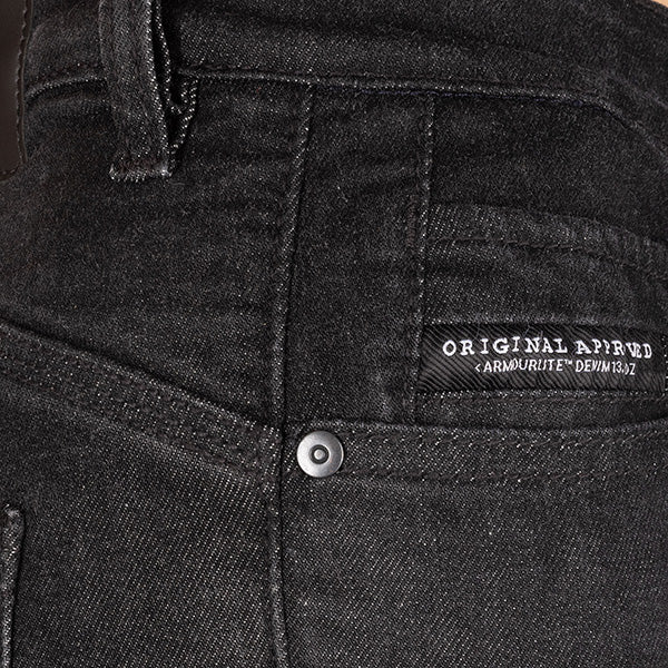 Oxford Original Approved Sofia AA Women's Straight Motorcycle Jeans Black