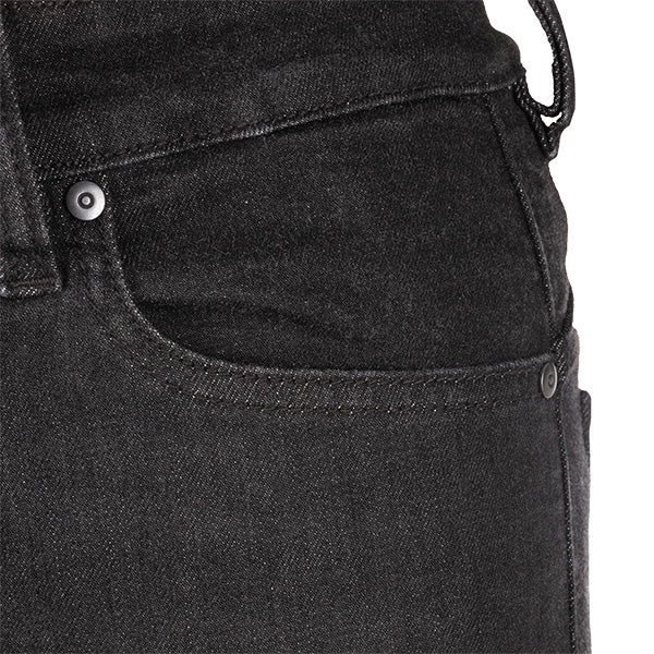 Oxford Original Approved Sofia AA Women's Straight Motorcycle Jeans Black