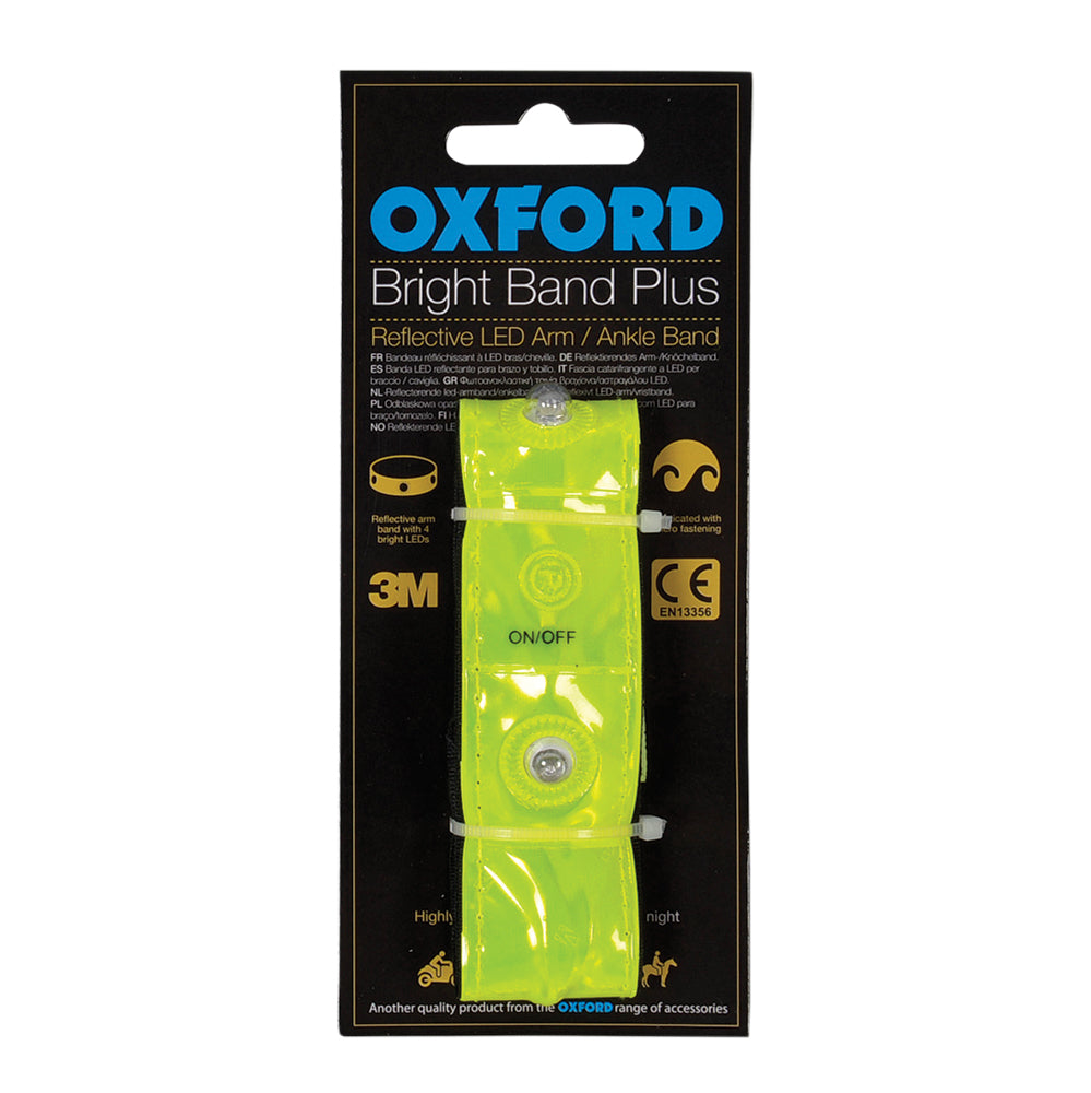 OXFORD Reflective Bright Arm Ankle Band Plus Yellow