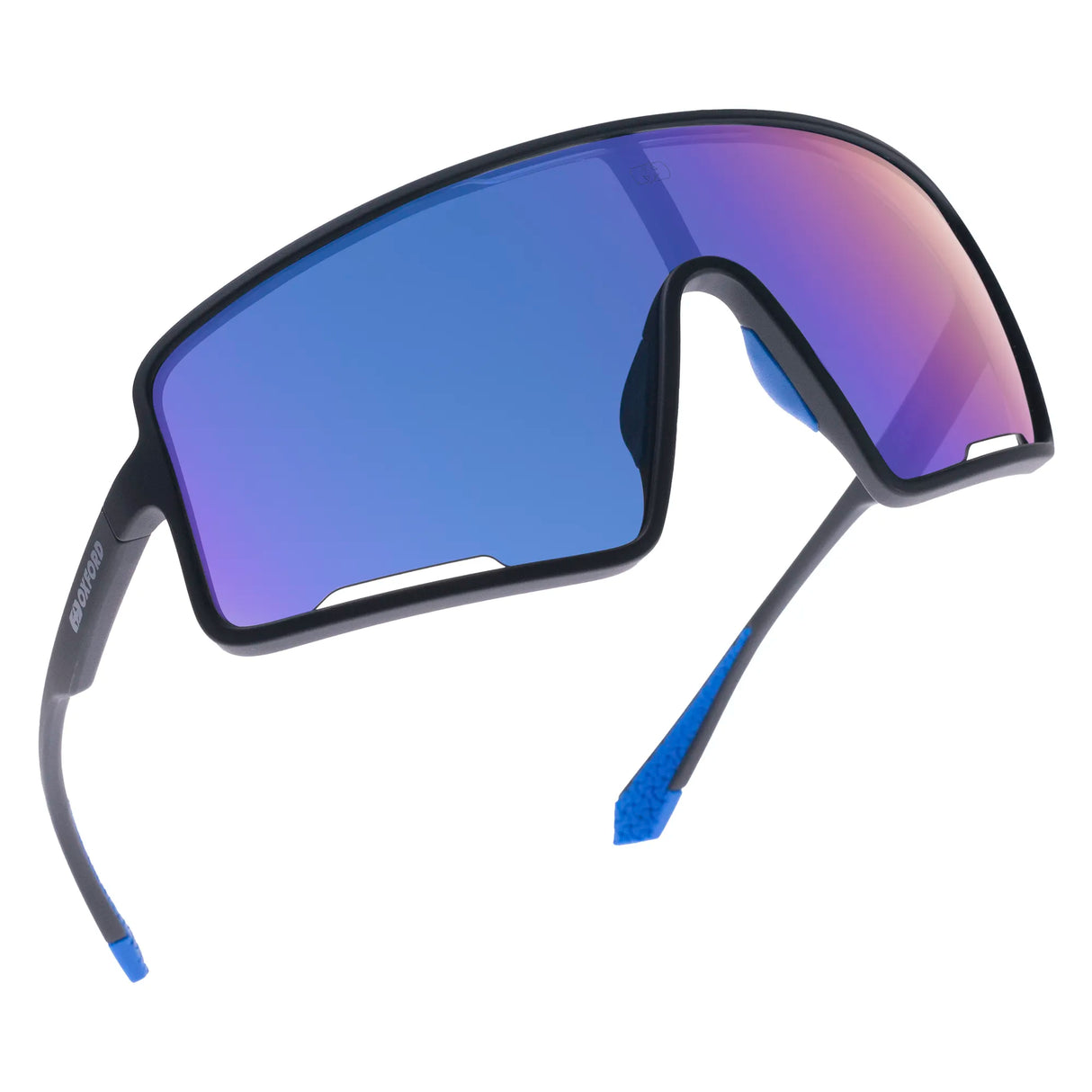 Oxford Sentiero Sunglasses Black Frame Blue Lens