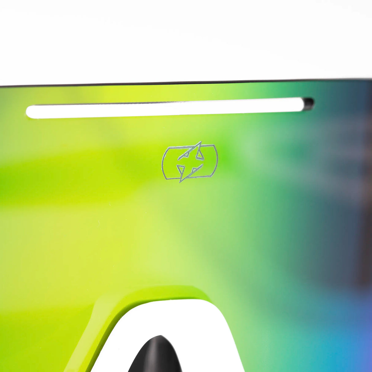 Oxford Corsa Sunglasses White Black Frame Rainbow Lens