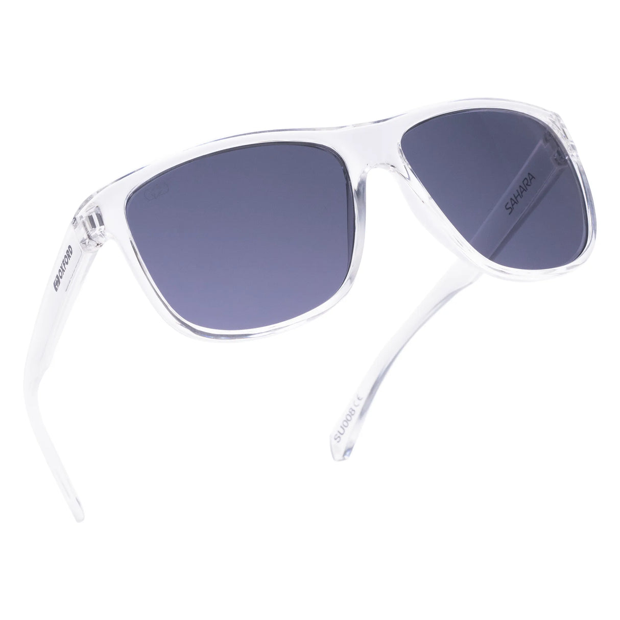 Oxford Sahara Sunglasses Clear Frame Smoke Lens