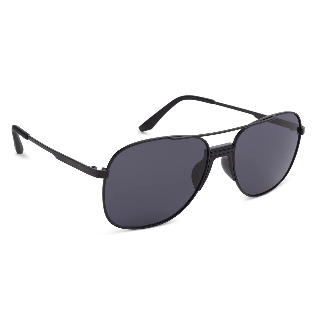 Oxford Force One Sunglasses Black Metal Frame Smoke Lens