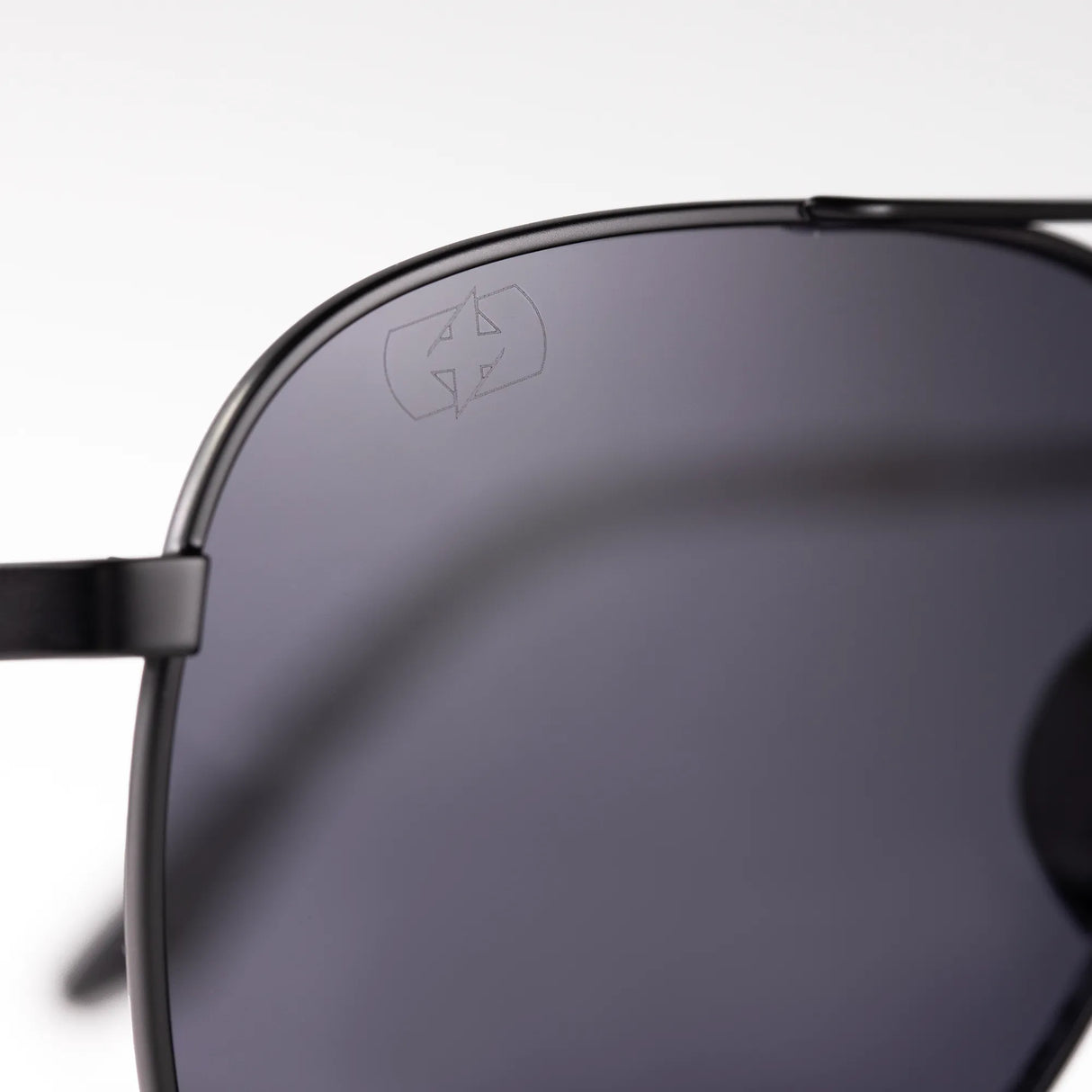 Oxford Force One Sunglasses Black Metal Frame Smoke Lens