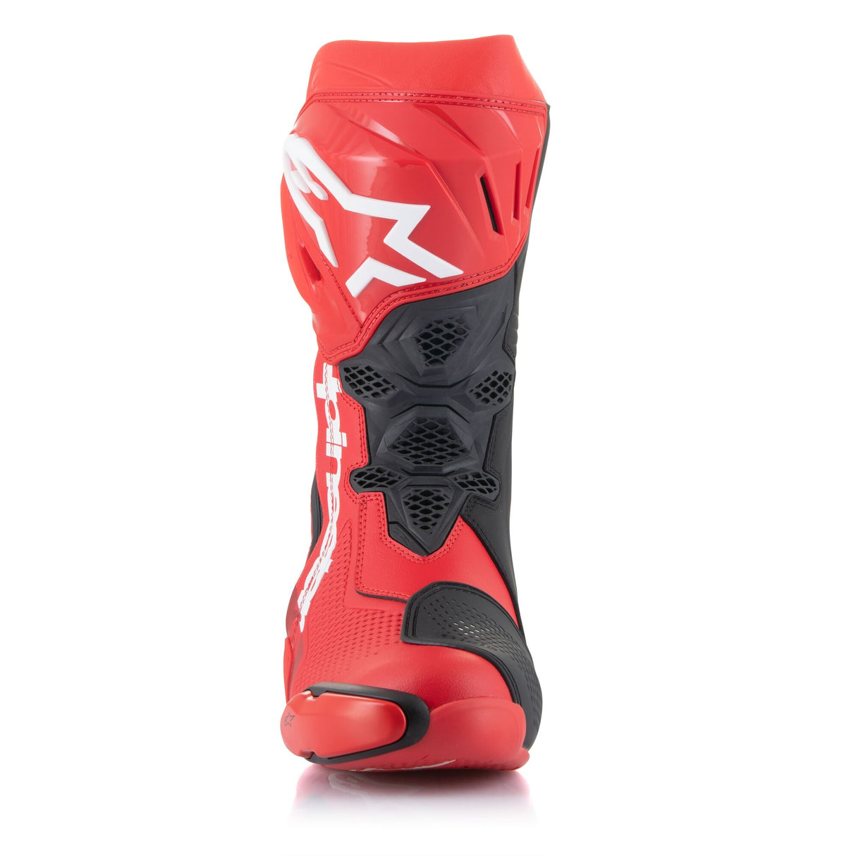 Alpinestars Supertech R Motorcycle Boots Bright Red Fluo