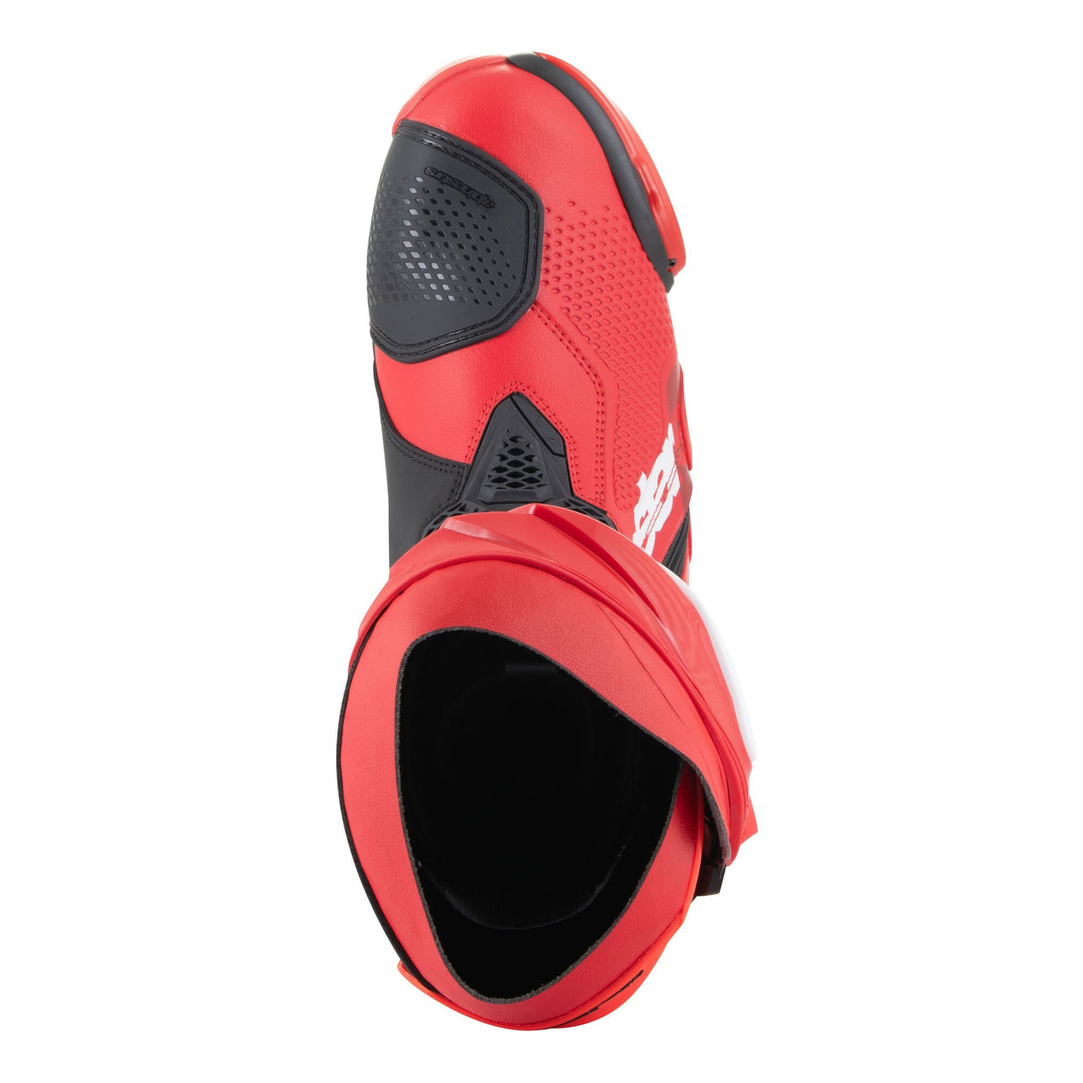 Alpinestars Supertech R Motorcycle Boots Bright Red Fluo