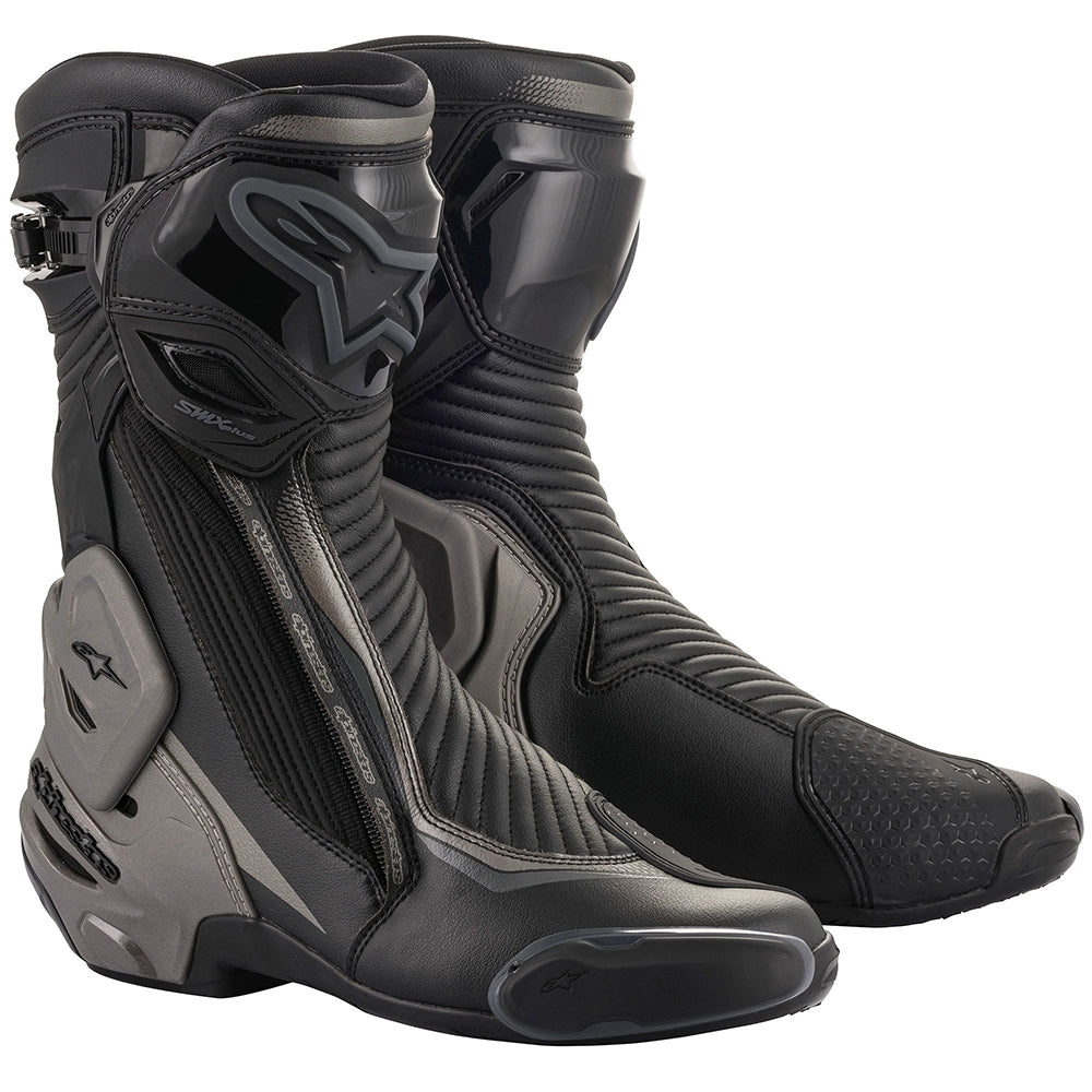 Alpinestars SMX Plus V2 Motorcycle Boots - Black/Grey