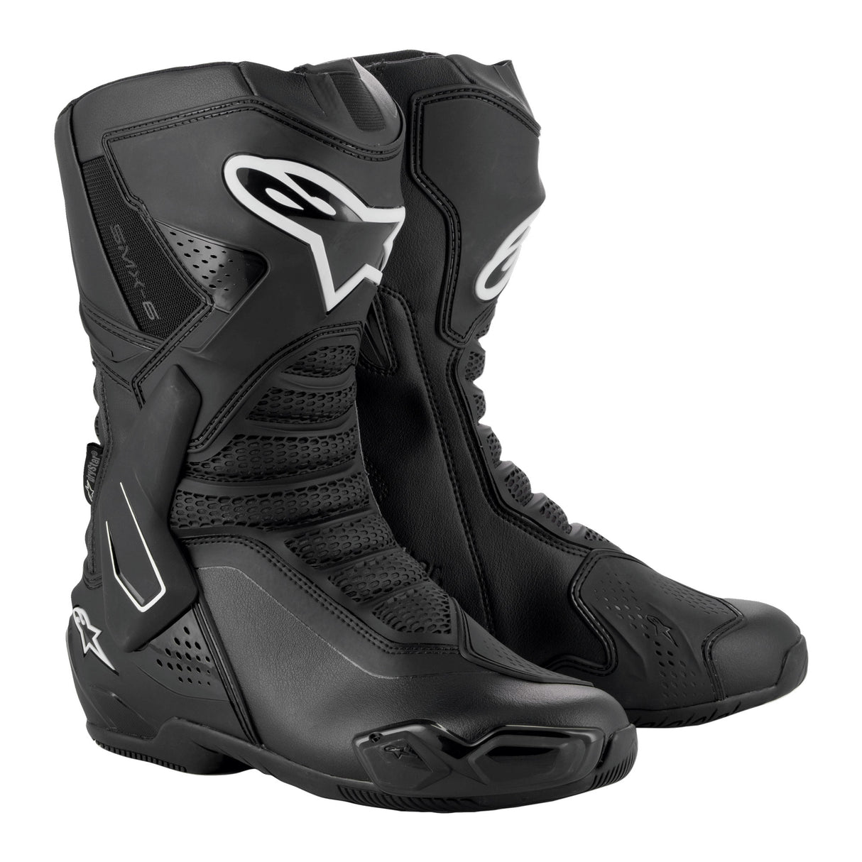 Alpinestars SMX-6 V3 Drystar Waterproof Motorcycle Boots - Black / White