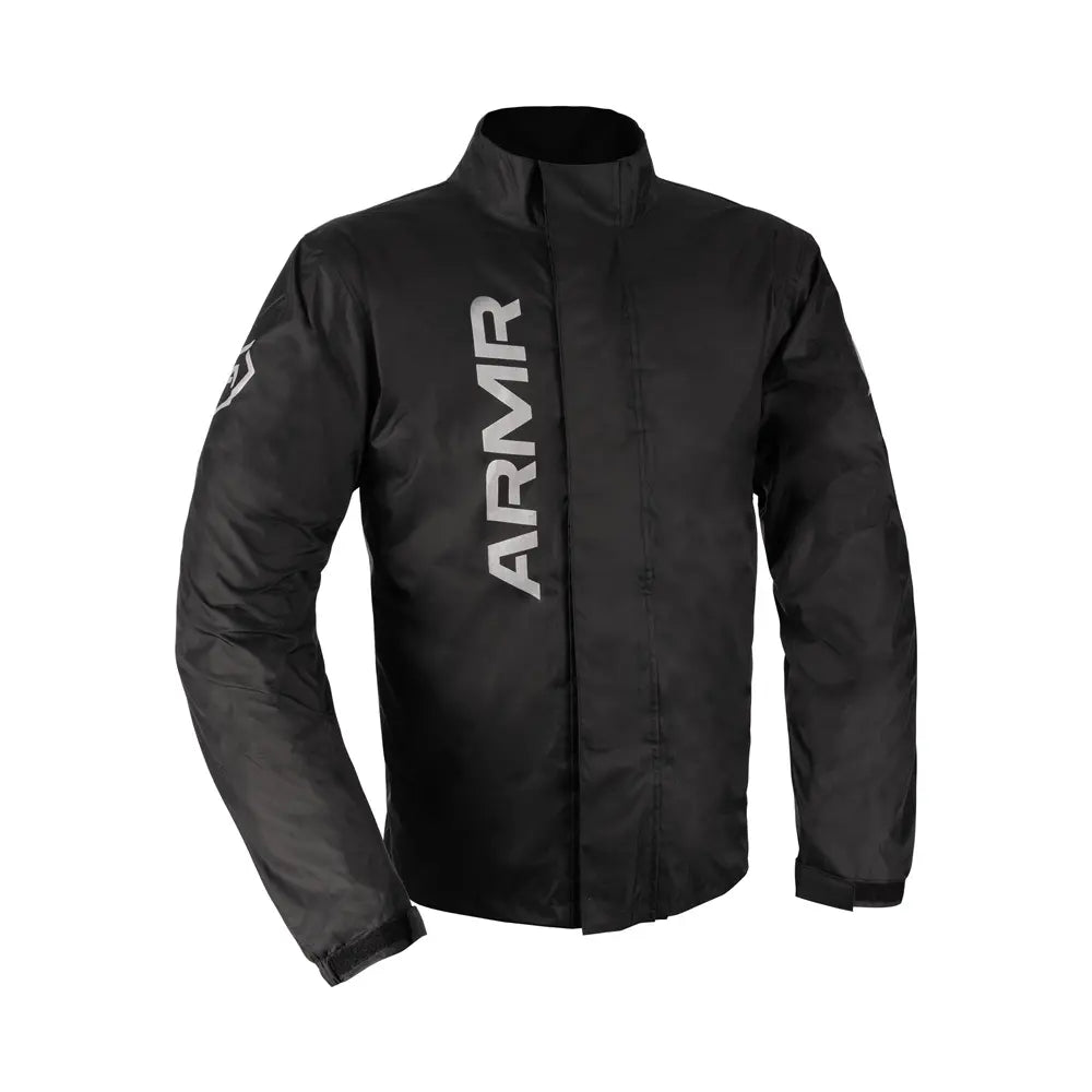 ARMR Dryguard Waterproof Motorcycle Over Jacket Black