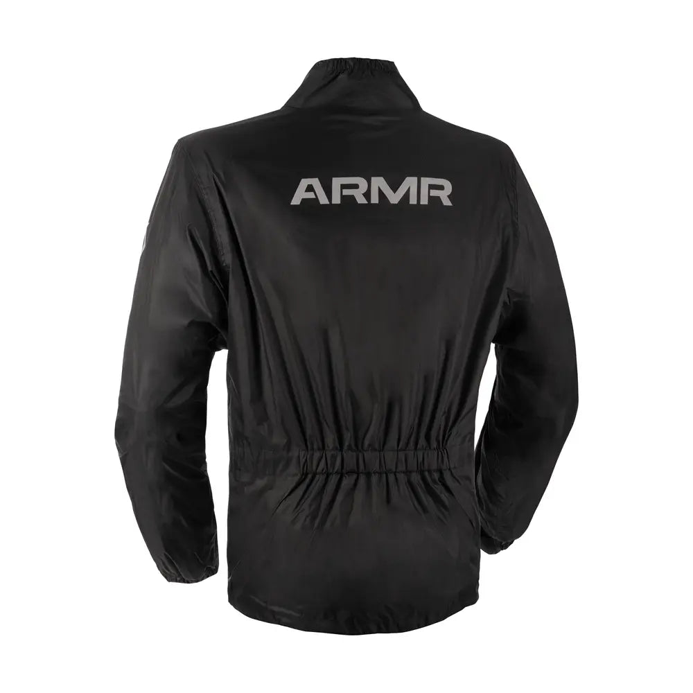 ARMR Dryguard Waterproof Motorcycle Over Jacket Black