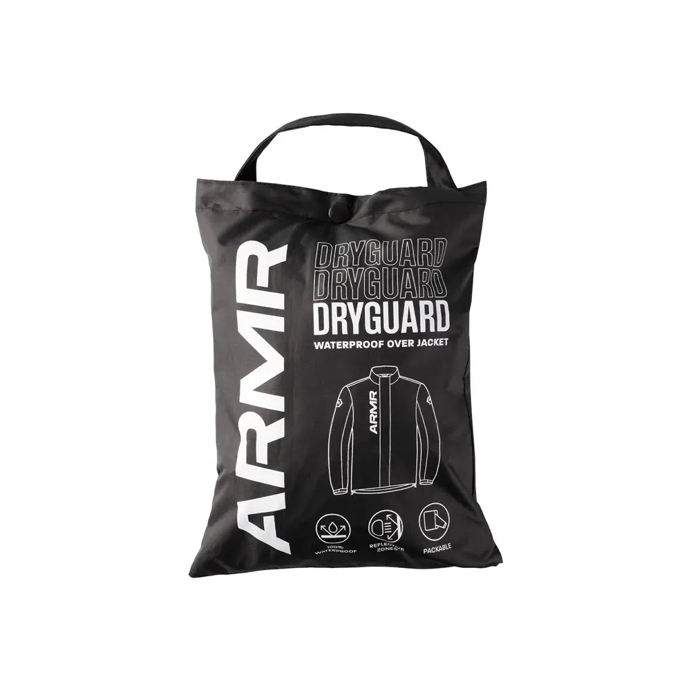ARMR Dryguard Waterproof Motorcycle Over Jacket Black