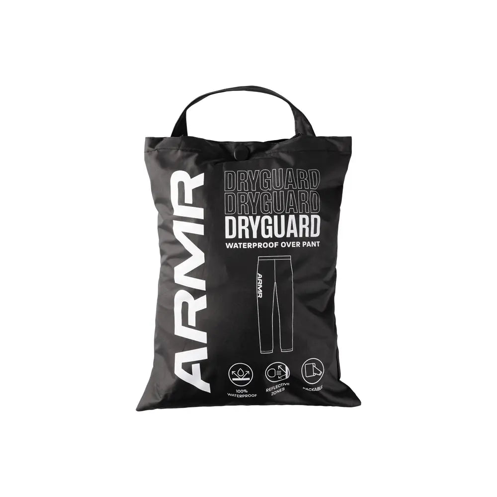 ARMR Dryguard Waterproof Motorcycle Over Pant Black