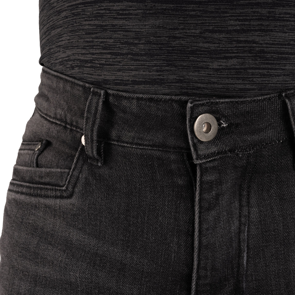 Oxford Super Men‘s AA Slim Motorcycle Jeans Black