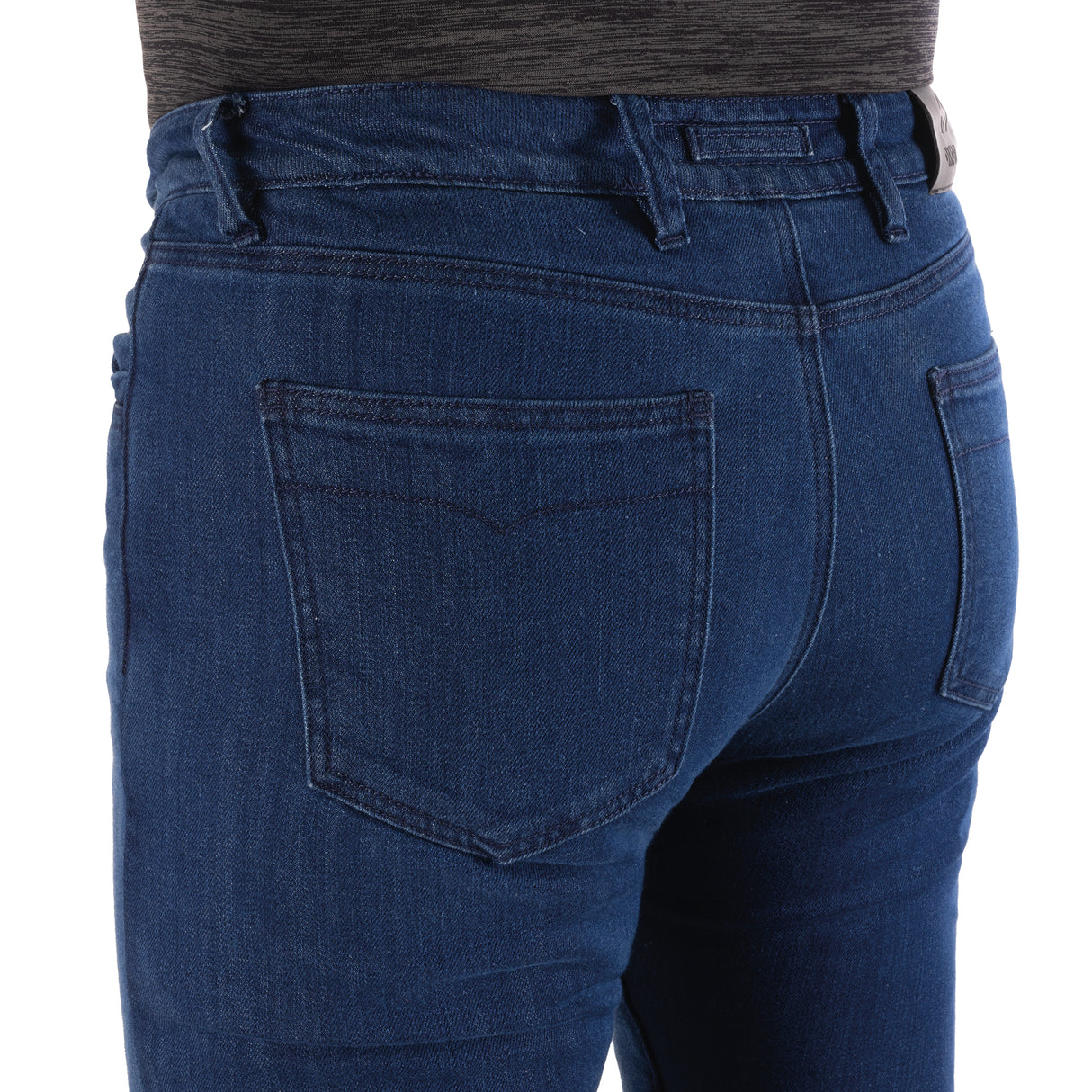 Oxford Super Men‘s AA Slim Motorcycle Jeans Indigo