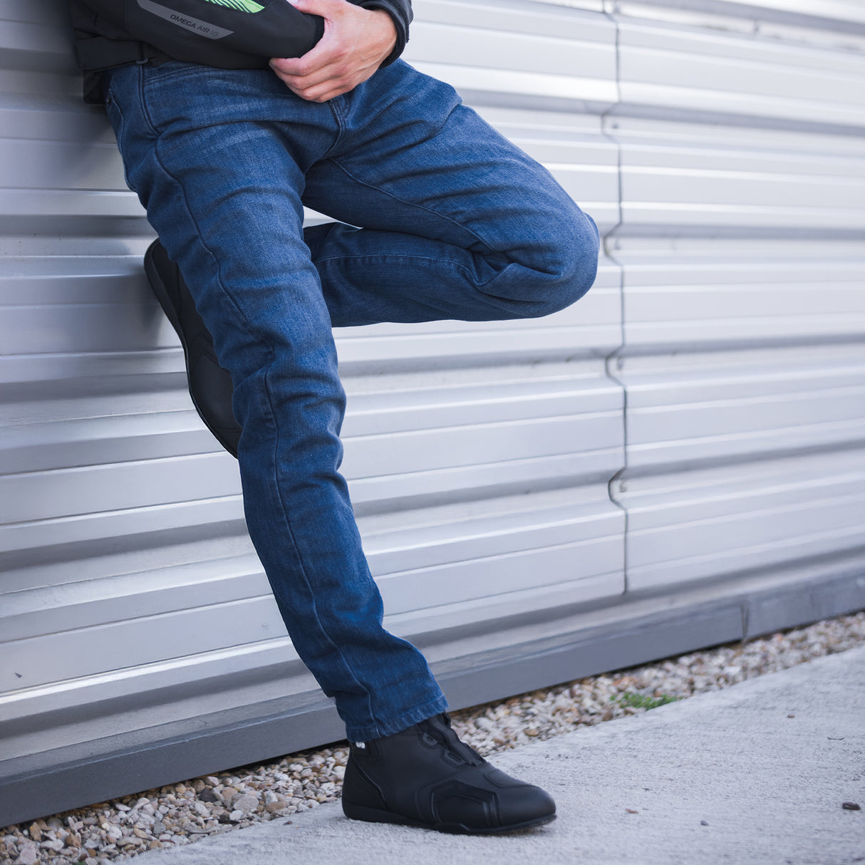 Oxford Super Men‘s AA Slim Motorcycle Jeans Indigo