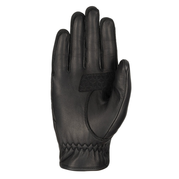 Oxford Henlow Women's Leather Motorcycle Gloves Black