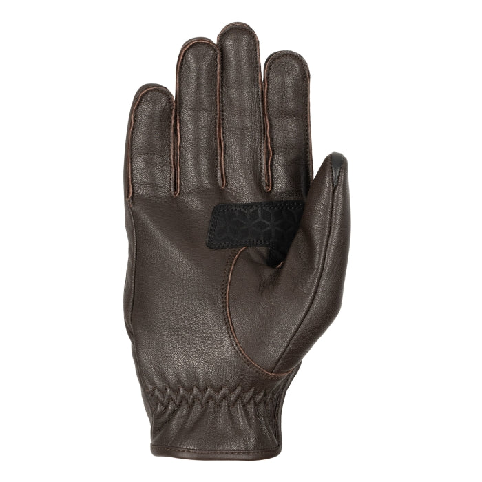 Oxford Henlow Women's Leather Motorcycle Gloves Brown
