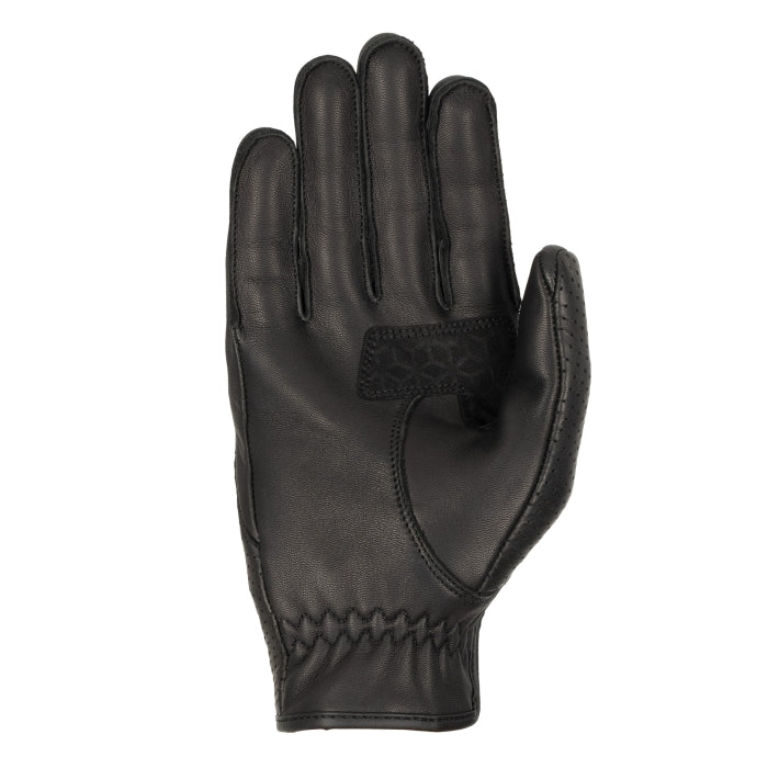 Oxford Henlow Air Women's Leather Motorcycle Gloves Black