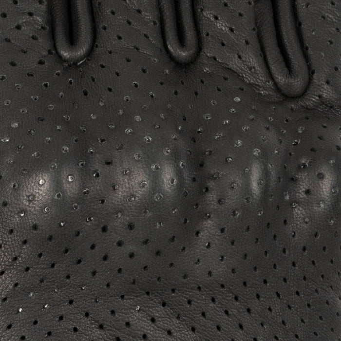 Oxford Henlow Air Women's Leather Motorcycle Gloves Black