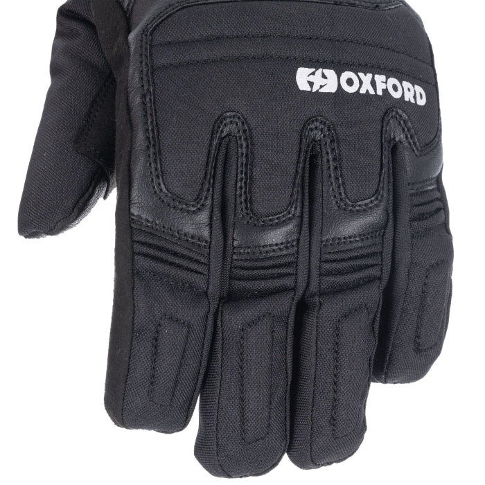 Oxford Spartan Women's Waterproof Motorcycle Gloves Black