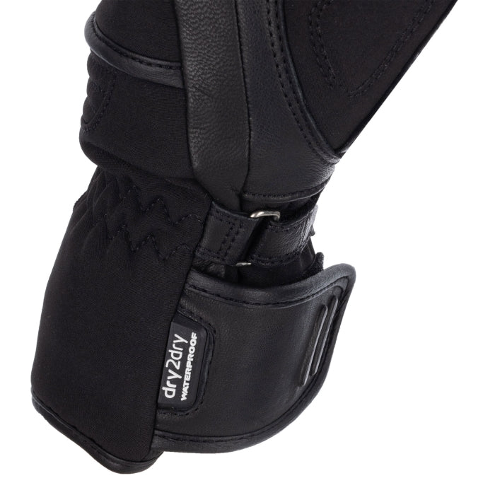 Oxford Hexham Women's Motorcycle Gloves Waterproof Tech Black