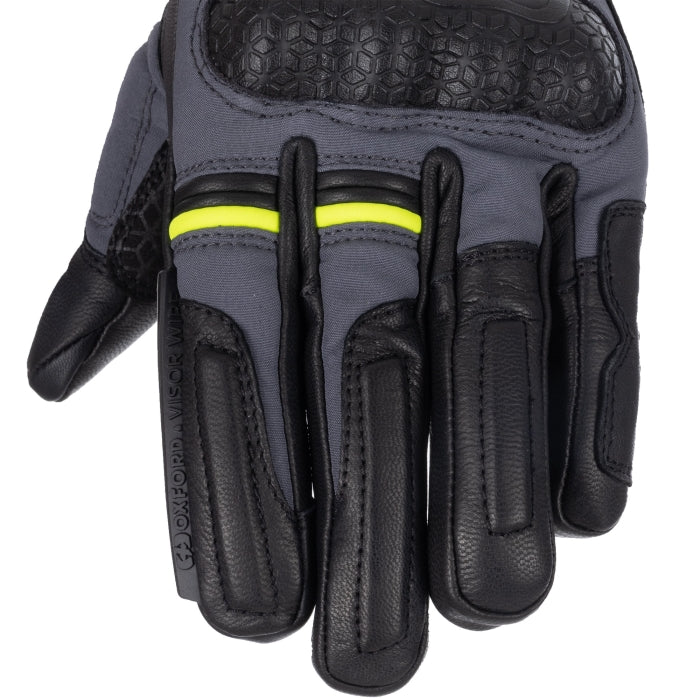 Oxford Hexham Women's Motorcycle Gloves Waterproof Grey / Black