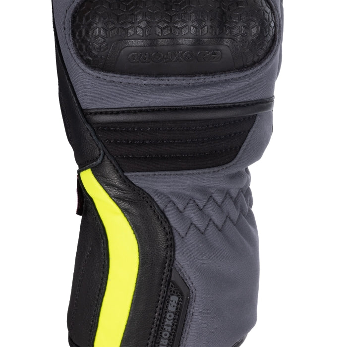 Oxford Hexham Women's Motorcycle Gloves Waterproof Grey / Black