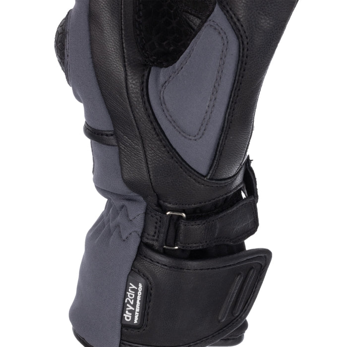 Oxford Hexham Women's Motorcycle Gloves Waterproof Grey / Black
